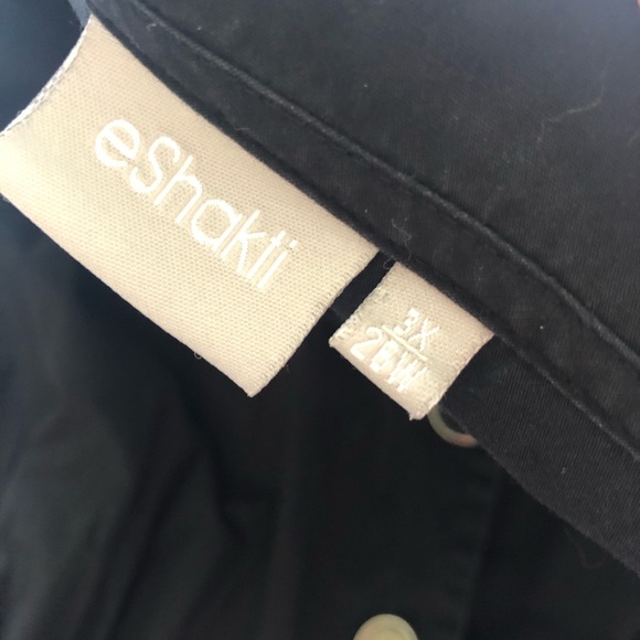 Eshakti Fit and Flare Cotton Shirt Dress Size 3x - Picture 5 of 13